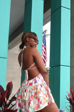 "Layla" Floral Romper