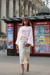 "Florence" Midi Beaded Floral Skirt