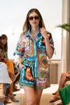 "St Tropez" Multiprint Short Set
