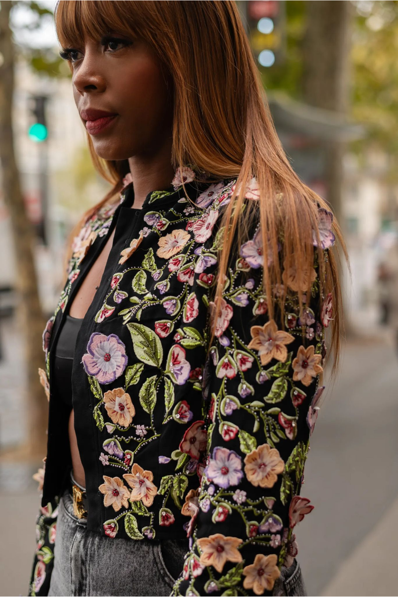 "Anaïs" Parisian Floral Jacket