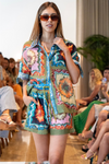 "St Tropez" Multiprint Short Set