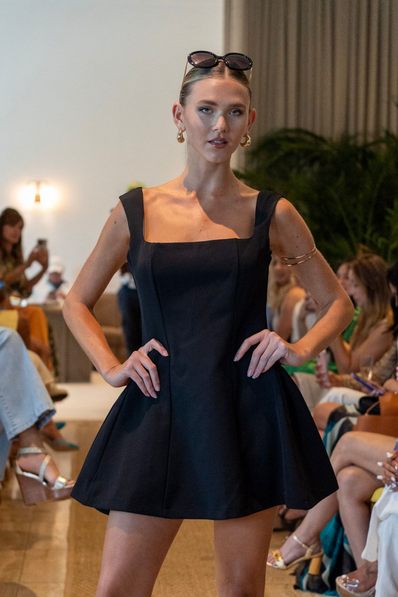 "Ballerina" Black Mini Dress