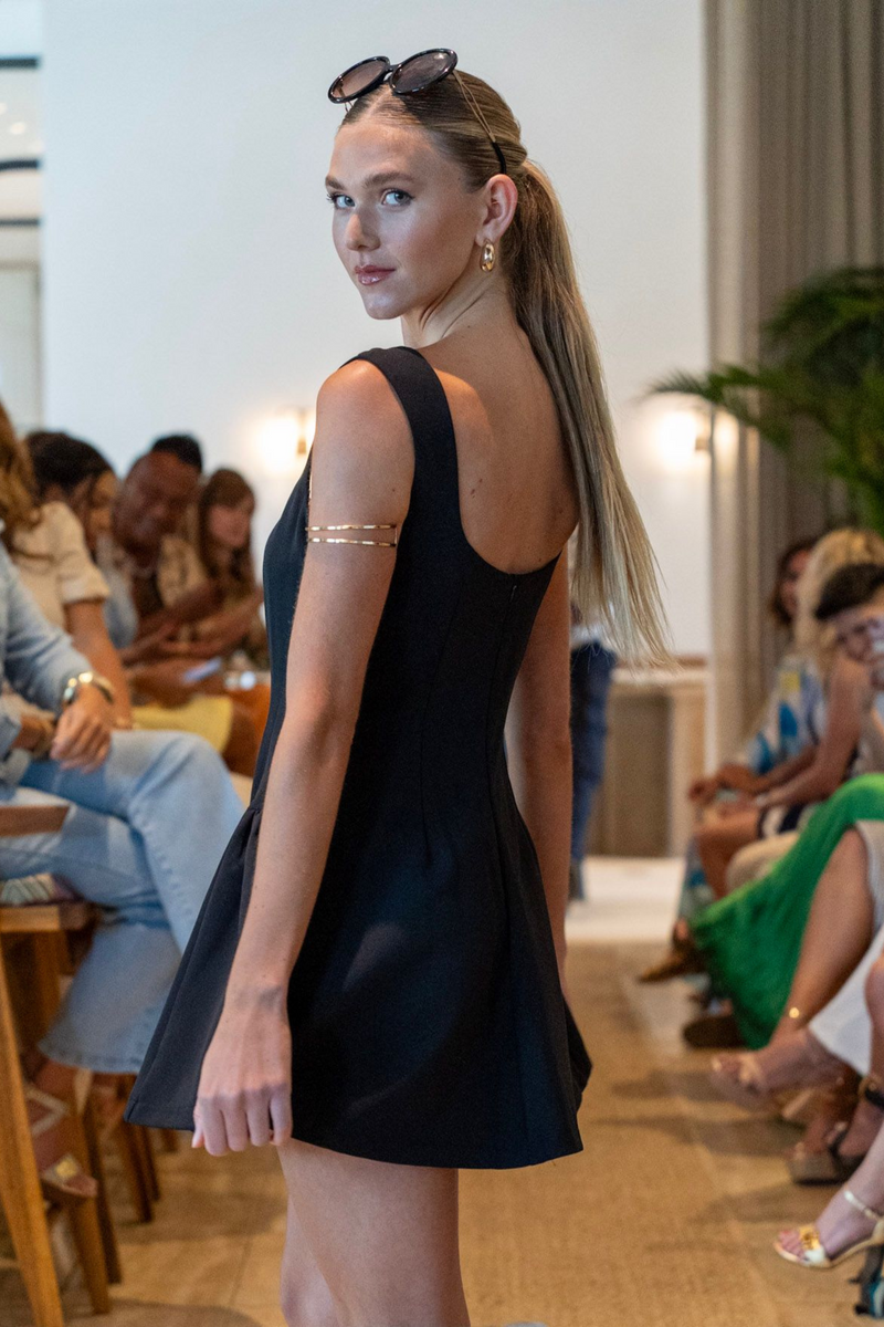 "Ballerina" Black Mini Dress