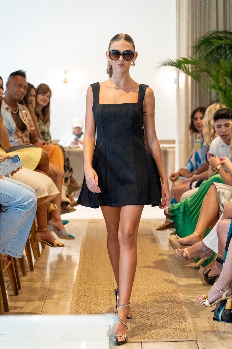 "Ballerina" Black Mini Dress