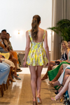 "Ella" Yellow Print Bubble Dress