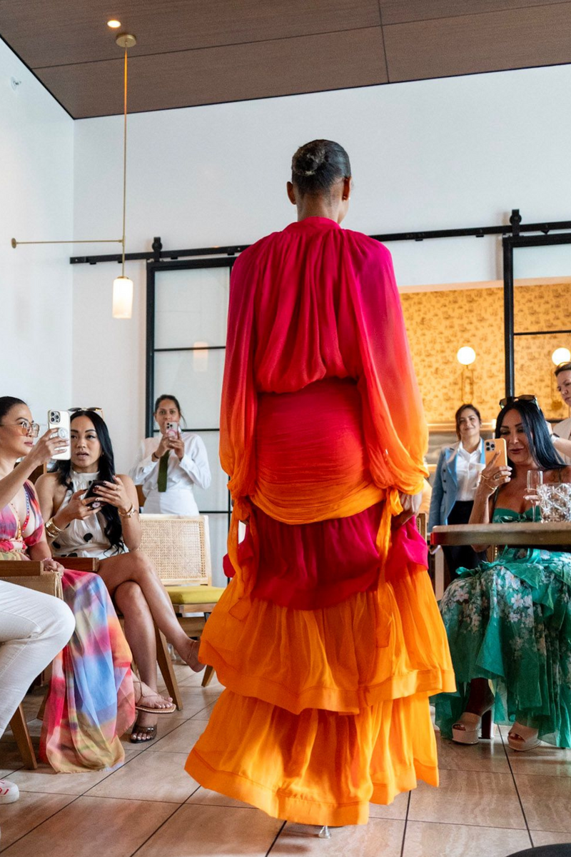 "Marbella" Parisian Ombre Maxi Skirt