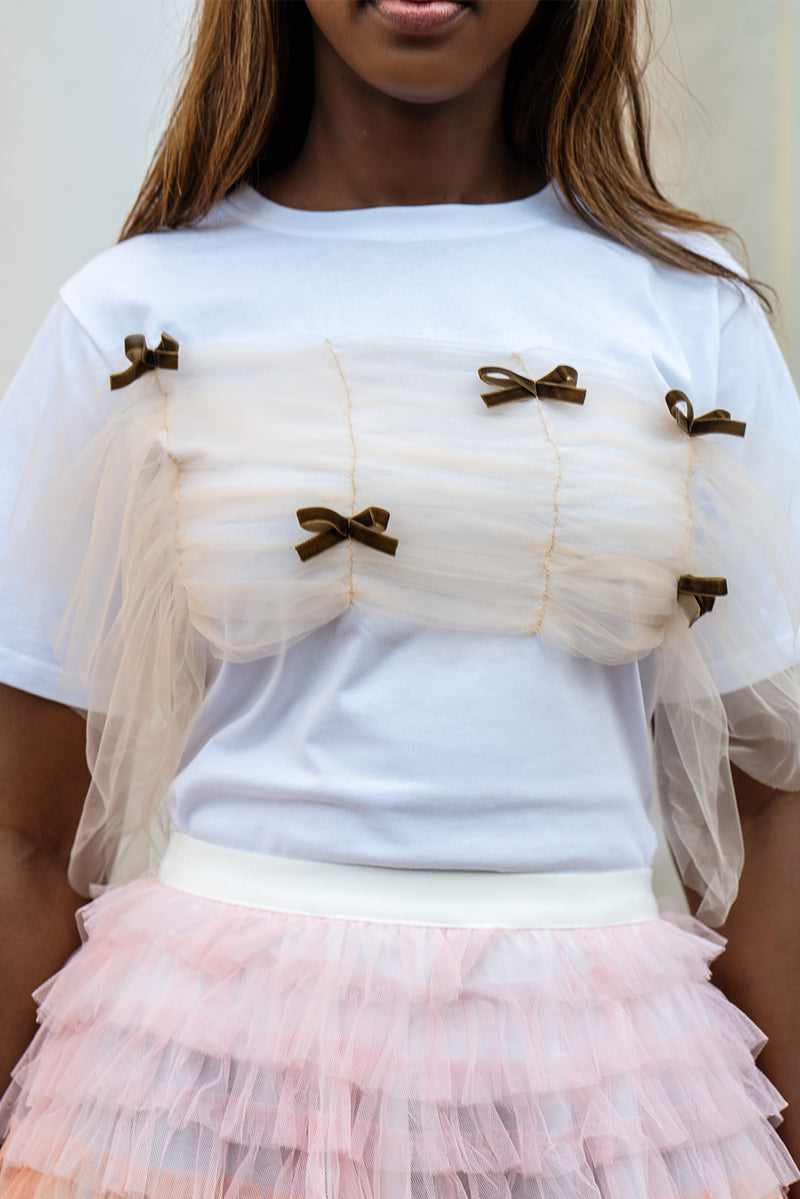 The Tulle Detail Tshirt